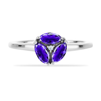 BUY 925 STERLING SILVER NATURAL IOLITE GEMSTONE RING